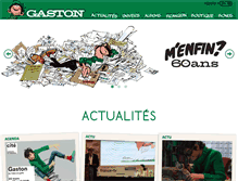 Tablet Screenshot of gastonlagaffe.com